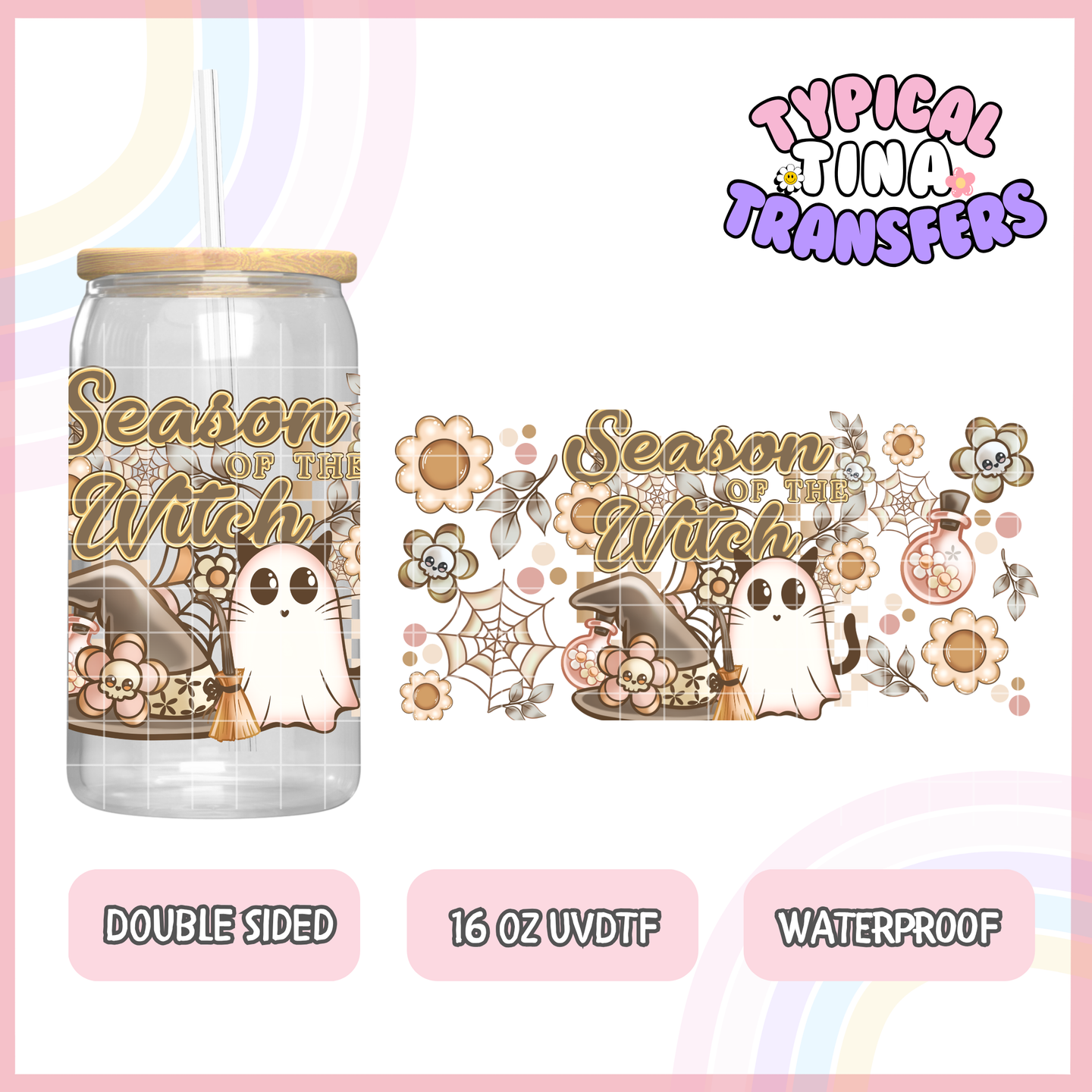 UVDTF #1415 | 16oz UVDTF Wrap | POD